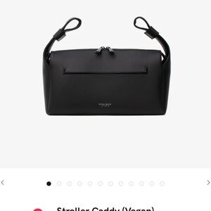 Mina BAIE stroller caddy in black/gold